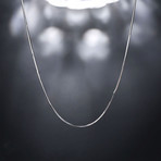 Sterling Silver Classic Italian Snake Chain Necklace