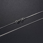 Sterling Silver Classic Italian Snake Chain Necklace