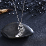 Sterling Silver Lucky Dragon Pendant Necklace