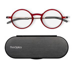 FrontPage // Manhattan Glasses + Milano Black Case + Bundle Pod // Red (1.0 D)