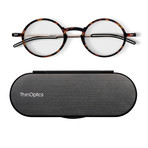 FrontPage // Manhattan Glasses + Milano Black Case + Bundle Pod // Tortoise (1.0 D)