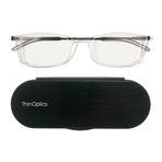 FrontPage // Brooklyn Glasses + Milano Black Case + Bundle Pod // Clear (1.0 D)