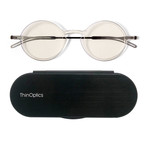 FrontPage // Manhattan Glasses + Milano Black Case + Bundle Pod // Clear (1.0 D)