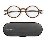 FrontPage // Manhattan Glasses + Milano Black Case + Bundle Pod // Brown (1.0 D)