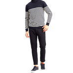 Ob Knitwear // Navy + Blue + Ecru (S)