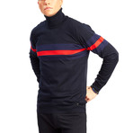 Brazos Knitwear // Navy + Blue + Indigo + Orange (XS)