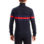 Brazos Knitwear // Navy + Blue + Indigo + Orange (XS)