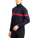Brazos Knitwear // Navy + Blue + Indigo + Orange (XS)