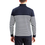 Ob Knitwear // Navy + Blue + Ecru (S)