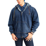 Volga Shirt // Dark Navy + Blue (S)