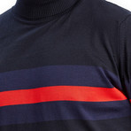 Brazos Knitwear // Navy + Blue + Indigo + Orange (XS)