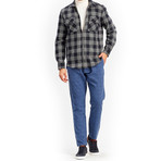 Rhine Shirt // Navy + Blue (S)