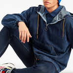 Volga Shirt // Dark Navy + Blue (S)