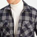 Rhine Shirt // Navy + Blue (S)