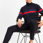 Brazos Knitwear // Navy + Blue + Indigo + Orange (XS)