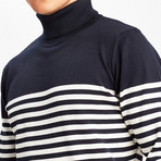 Ob Knitwear // Navy + Blue + Ecru (S)