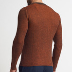 Andrew Crew Neck Sweater // Rust (L)