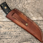 Damascus Clip Point Hunter