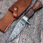 Damascus Hidden Tang Bowie