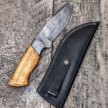 Damascus Skinner // Mulburry Wood