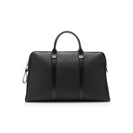 Buckley Grained Leather Briefcase // Medium // Black (Black)