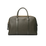Buckley Grained Leather Briefcase // Medium // Green