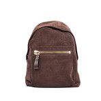 Smooth Suede Backpack // Brown