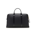 Buckley Grained Leather Briefcase // Medium // Black (Black)