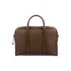 Buckley Grained Leather Briefcase // Slim // Cognac