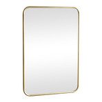Brass Frame Wall Mirror