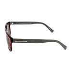 Ermenegildo Zegna // Men's EZ0001F Sunglasses // Red Havana