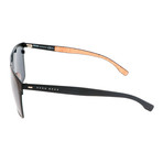 Hugo Boss // Men's 0905F Sunglasses // Matte Black