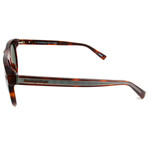 Ermenegildo Zegna // Men's EZ0095 Sunglasses // Dark Havana