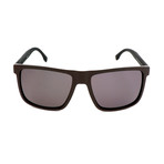 Hugo Boss // Men's 0879 Sunglasses // Matte Brown + Carbon Black