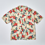 Steven Short Sleeve Button-Down + Straight Hem // Multicolor (M)