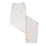 5 Pocket Beige Denim Pants // Beige (40WX32L)
