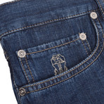 5-Pocket Denim Jeans // Blue (30WX32L)