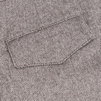 Fish Scale Casual Wool Pants // Gray (32WX32L)