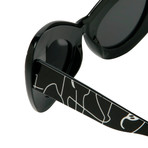 Unisex Cateye Sunglasses // Black, White