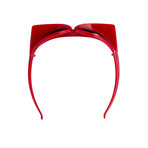 Unisex Sunviser Sunglasses // Red