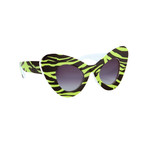 Unisex Cateye Sunglasses // Green