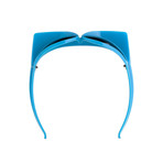 Unisex Sunviser Sunglasses // Blue