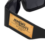 Unisex Plaque Sunglasses // Black