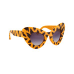 Unisex Cateye Sunglasses // Orange