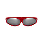 Unisex Sunviser Sunglasses // Red