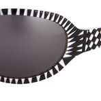 Unisex Wrap Sunglasses // Black, White