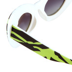 Unisex Cateye Sunglasses // Green