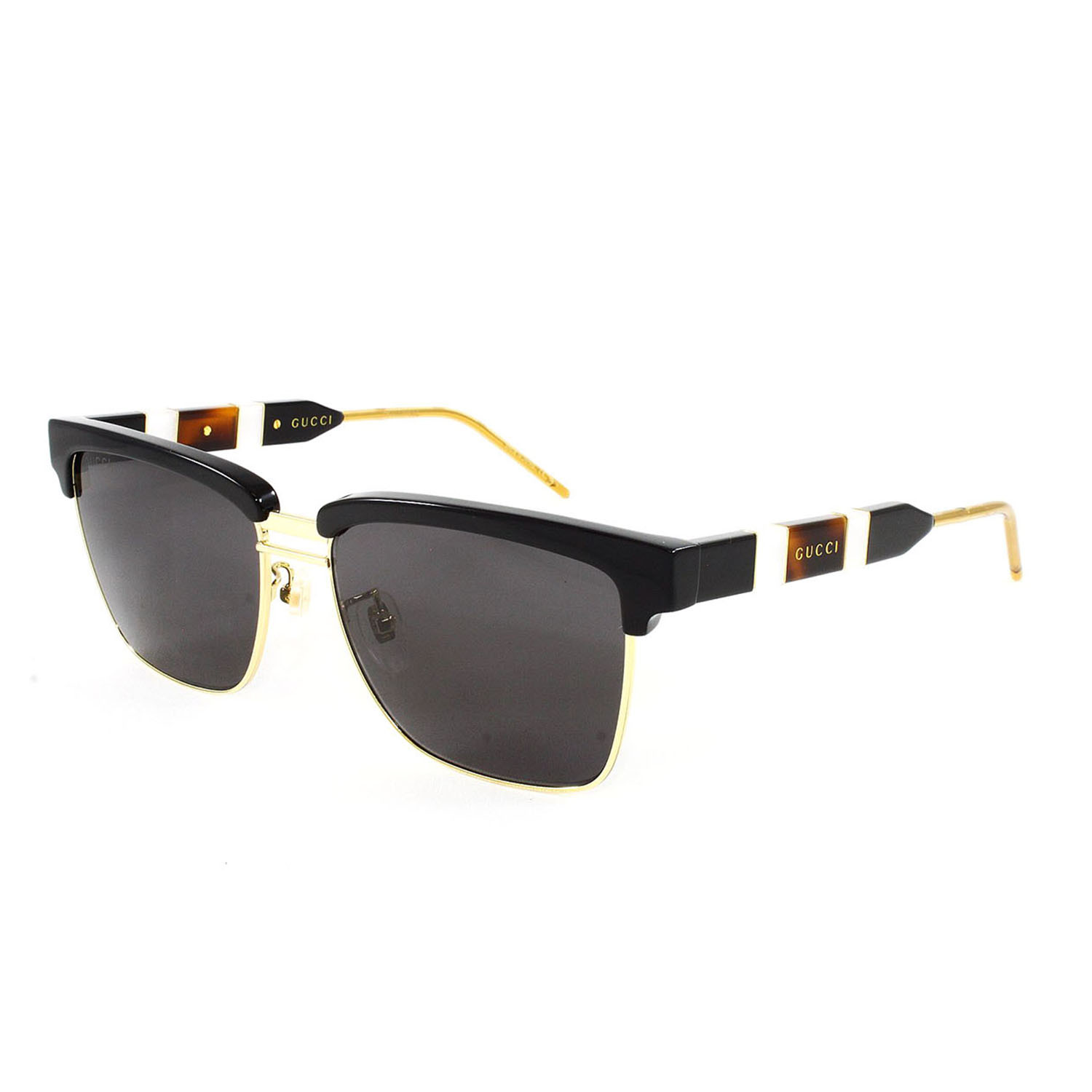 Men's GG0603S Sunglasses // Black + Gray - Premium Eyewear - Touch of ...