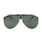 Men's GG0584S Sunglasses // Gold + Havana + Green