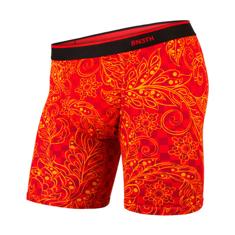 Classic Boxer Brief // Red + Yellow (S)
